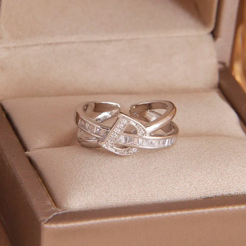 Crystal Initial Ring