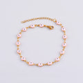 Evil Eye Enamel Bead Bracelet