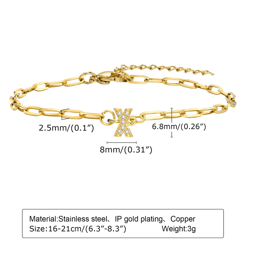 Initial Letter Bracelet