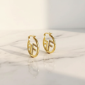 Firenze Earrings - Marble