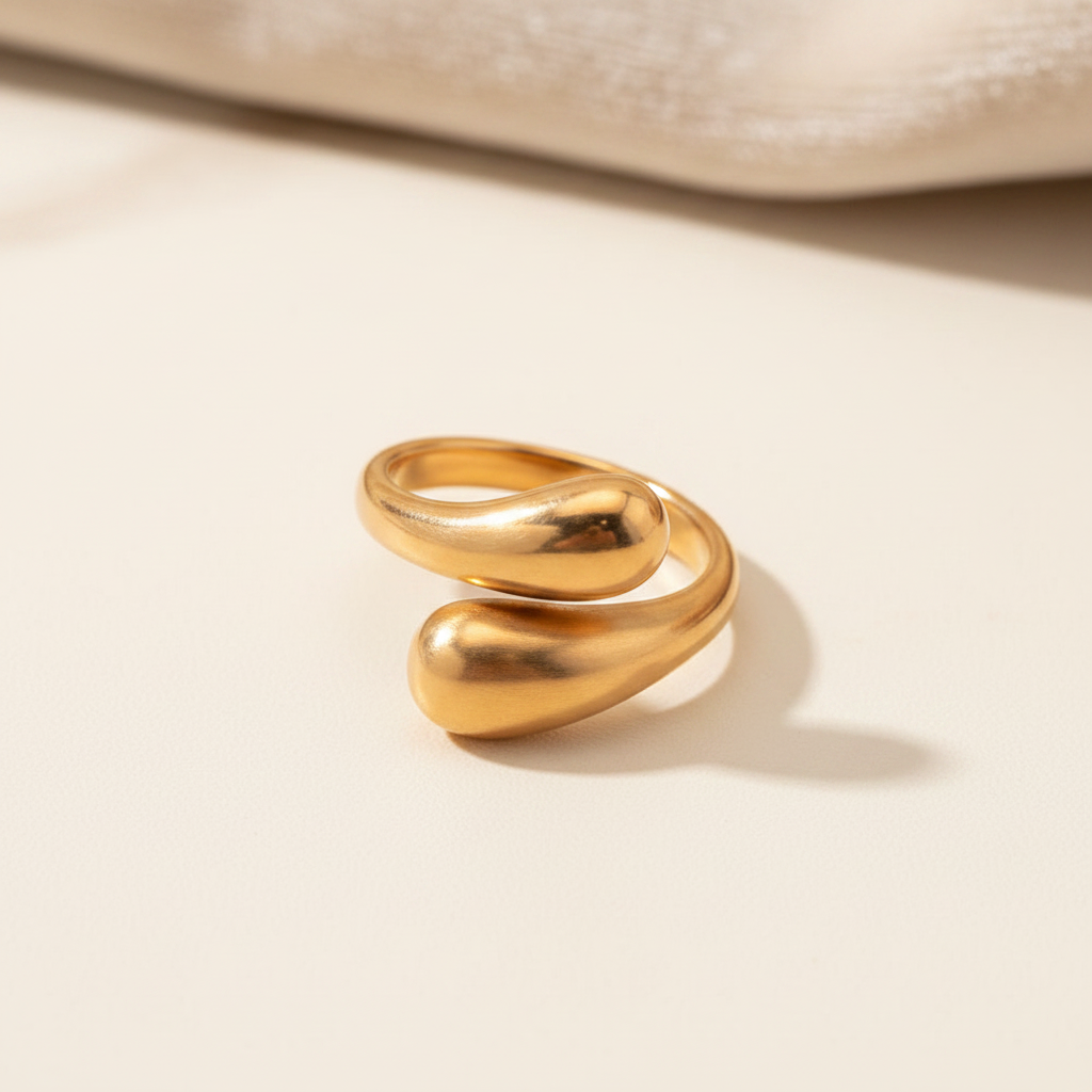 Plume Feather Open Ring - Enhanced 3